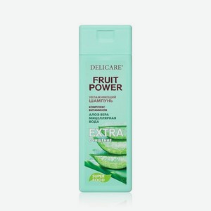 Шампунь для волос Delicare Fruit Power   Очищение и увлажнение   с экстрактом алоэ 280мл. Цены в отдельных розничных магазинах могут отличаться от указанной цены.