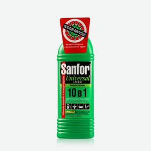 Чистящее средство Sanfor для сантехники   Зеленое яблоко   750мл. Цены в отдельных розничных магазинах могут отличаться от указанной цены.