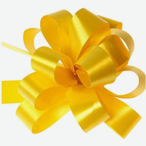 Бант для упаковки Stilerra цвет: желтый , 10,5 см