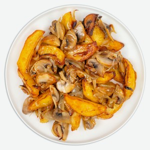 Картофель АШАН жареный с грибами, вес цена за 100 г