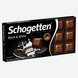 Шоколад молочный Schogetten Ванильный крем и печенье с какао