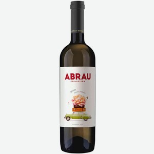 Вино Абрау купаж Белый белое полусладкое 11 % алк., Азербайджан, 0,75 л