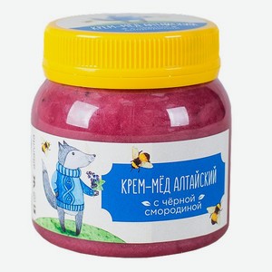 Алтайский Крем-мед Altaivita с черной смородиной 300 гр.