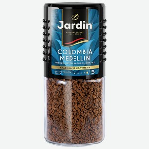 Кофе растворимый JARDIN  Colombia Medellin  95 г, стеклянная банка, сублимированный, ш/к 06272