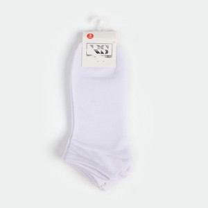Набор женских носков (3 пары), цвет белый, размер 36-39