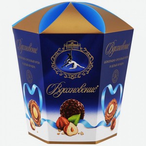 Конфеты шоколадные Вдохновение 150гр Фундук и шоколадный крем