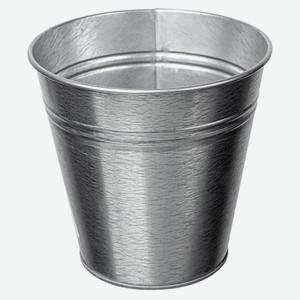Ведро-ваза без ручки металлическое, d 12,5 x h 12 см