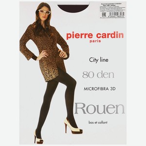 Колготки женские Pierre Cardin Rouen, цвет коричневый, 80 den, размер 2