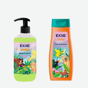 Набор детская серия EXXE Жидкое мыло + Гель для душа Банановый шейк