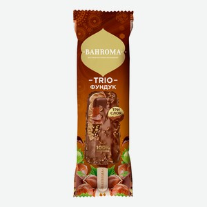 Мороженое Трио фундук-шоколад Bahroma 0.065 кг Казахстан