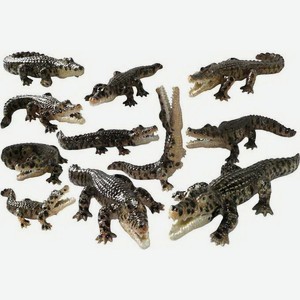 Набор фарфоровых фигурок KLIMA  Крокодил , 11шт, 6-15см (Франция)