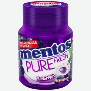 Жевательная резинка Mentos Pure Fresh Виноград 0.054 кг