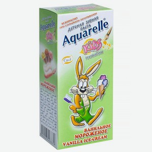 Зубная паста Aquarelle Kids Ванильное мороженое 50мл