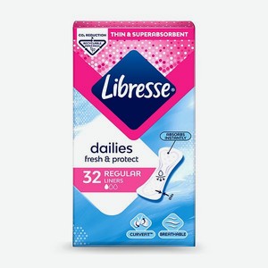 Гигиенические прокладки LIBRESSE Daily Fresh Regular 32
