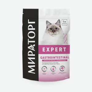 Полнорационный сухой корм для взрослых кошек всех пород «Бережная забота о пищеварении» 0.4 кг