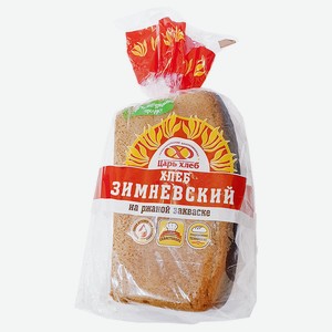 Хлеб 0,8 кг Царь Хлеб Зимневский формовой ЖТ/пш п/эт