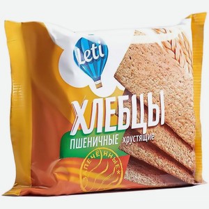 Хлебцы 60 гр Leti хрустящие пшеничные запеченные м/уп