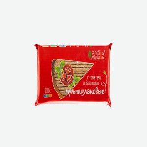Хлебцы 100 г Хлебцы-Молодцы С томатами и базиликом мультизлаковые п/эт