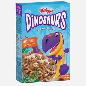 Готовый завтрак 220 г Kellogg s Динозавры из злаков м/уп