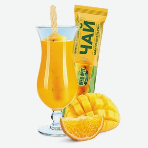 Чай 50г ФРЕШ-ФРУТ Organic манго-апельсин замороженный м/уп