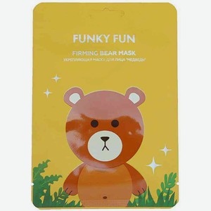 Маска для лица укрепляющая Funky Fun Медведь
