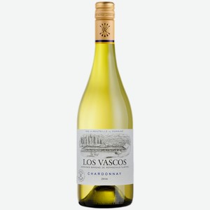 Вино Los Vascos Chardonnay белое сухое 0,75 л