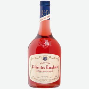 Вино Cellier des Dauphins Cotes du Rhones розовое сухое 0,75 л