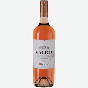 Вино Malbec Rose Rigal розовое сухое 0,75 л