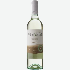 Вино VivaBio Grillo белое сухое 0,75 л
