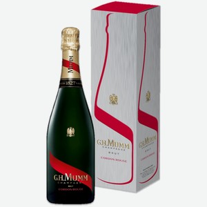 Шампанское Mumm Cordon Rouge Brut 0,75 л в подарочной упаковке