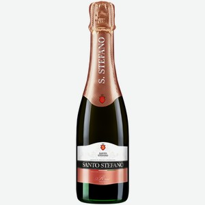 Игристый винный напиток Santo Stefano Rose Amabile розовое полусладкое 0,375 л