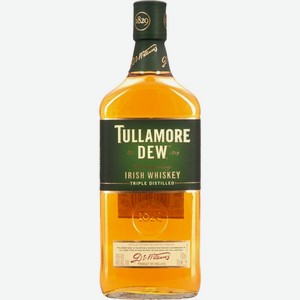 Виски TULLAMORE DEW ирландский купажированный алк.40%, Ирландия, 0.7 L