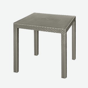 Стол elfplast Rodos кемпинговая мебель квадрат серо-коричневый