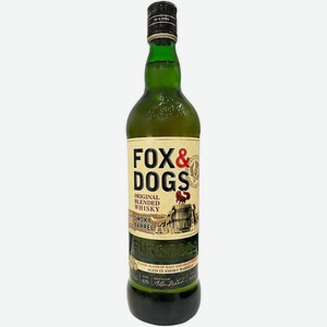 Виски Fox and Dogs Smoky Barrel 40%, 700мл