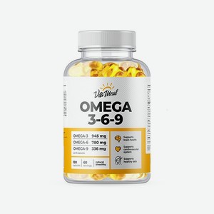 Биологически активная добавка VitaMeal Омега 3-6-9 180 капсул
