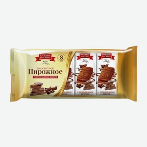 Пирожное бисквитное 8 шт Русский бисквит с шоколадным вкусом м/уп