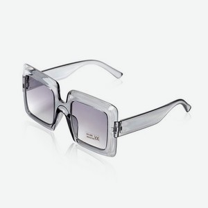 Женские солнечные очки Ameli ( квадраты, декор, светло-серые )