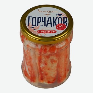 Мясо краба Горчаков натуральное премиум, 500г Россия