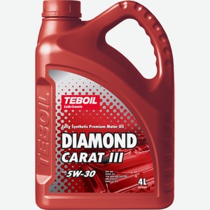 Масло моторное Teboil Diamond Carat III 5W-30, 4л Россия