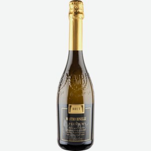 Вино игристое Mastro Binelli Premium Brut белое 10,5 % алк., Италия, 0,75 л
