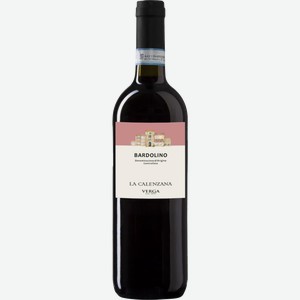 Вино Ла Калензана Бардолино красное сухое 12% 0,75л /Италия/