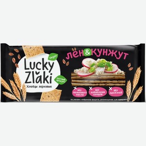 Хлебцы пшеничные Lucky Zlaki лен-кунжут