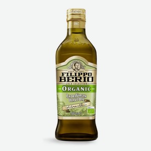Оливковое масло <Filippo Berio> extra virgin Organic 0.5л ст/бут Италия