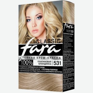 Краска д/волос <FARA> Classic 531 платин блондин Россия