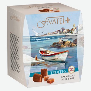 Конфеты F.VATEL трюфель с кусочками соленой карамели, 200 г