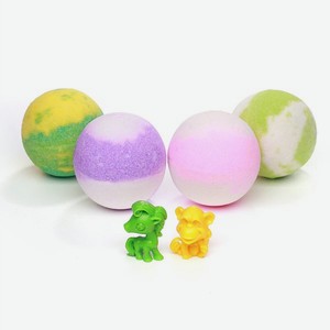 Соль для ванны Magic Bubble Бурлящий шар с игрушкой 130г в ассортименте