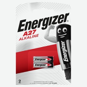 Батарейка ENERGIZER Alkaline A27 FSB2 E301536401, 2 шт