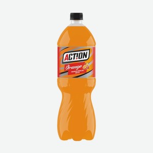 Напиток «Action» Orange сильногазированный, б/а, 2 л