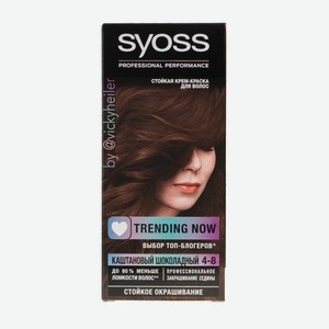 Краска для волос Syoss Каштановый шоколадный 4-8