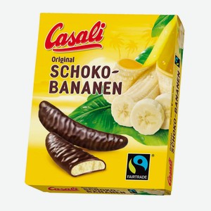 Суфле банановое в шоколаде Schoko-Bananen Casali, 0.15 кг